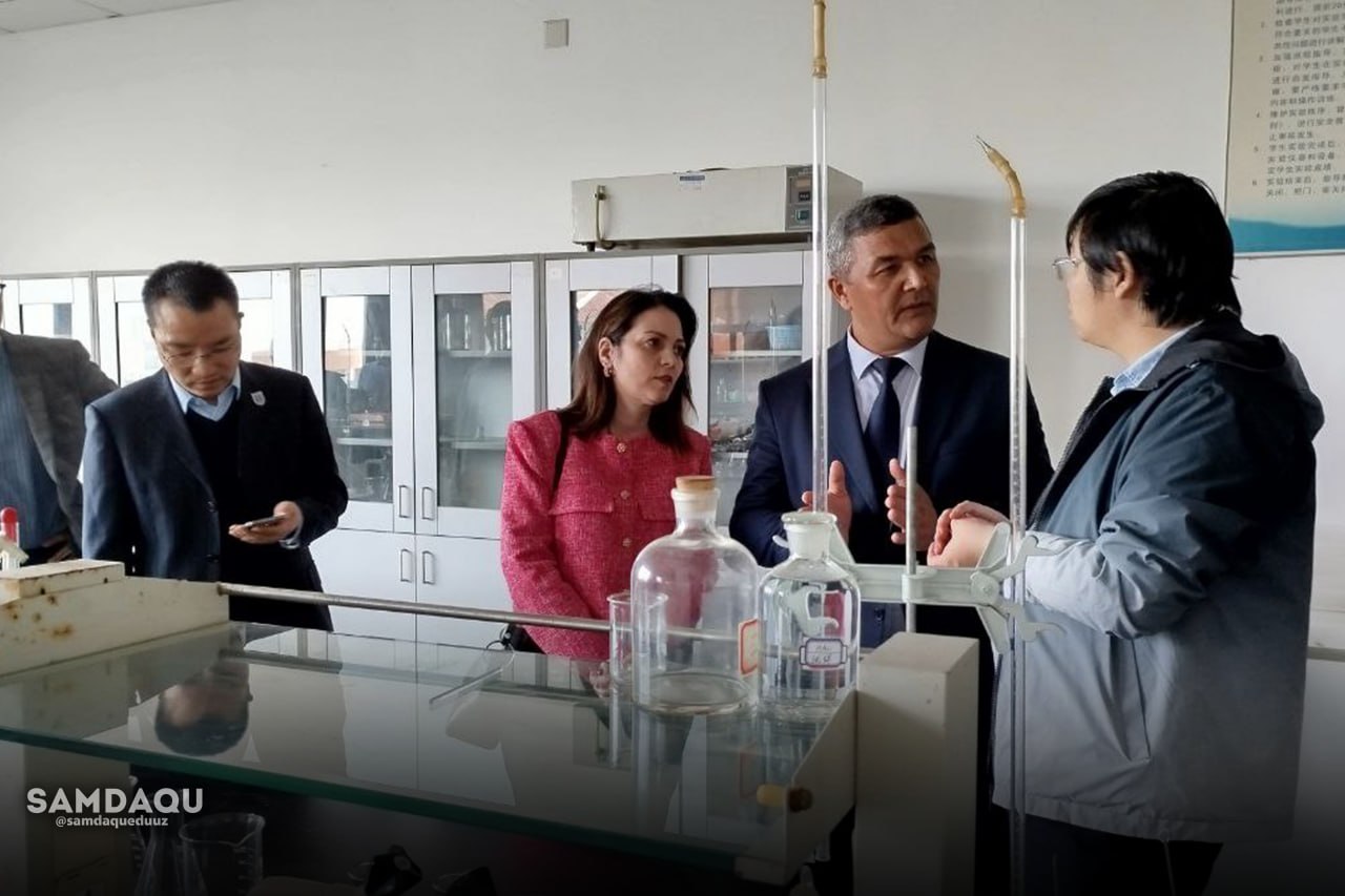 Nanjing politexnika institutining laboratoriyalar bilan yaqindan tanishildi