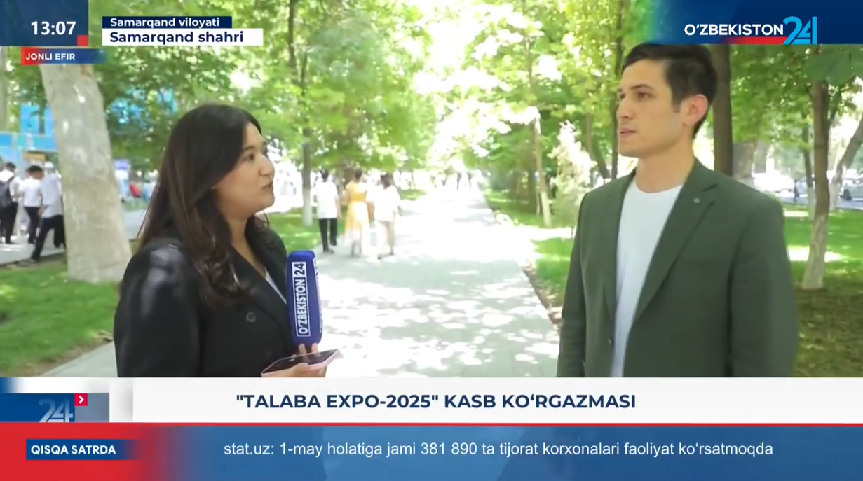 Talaba Expo-2025 kasb ko’rgazmasi